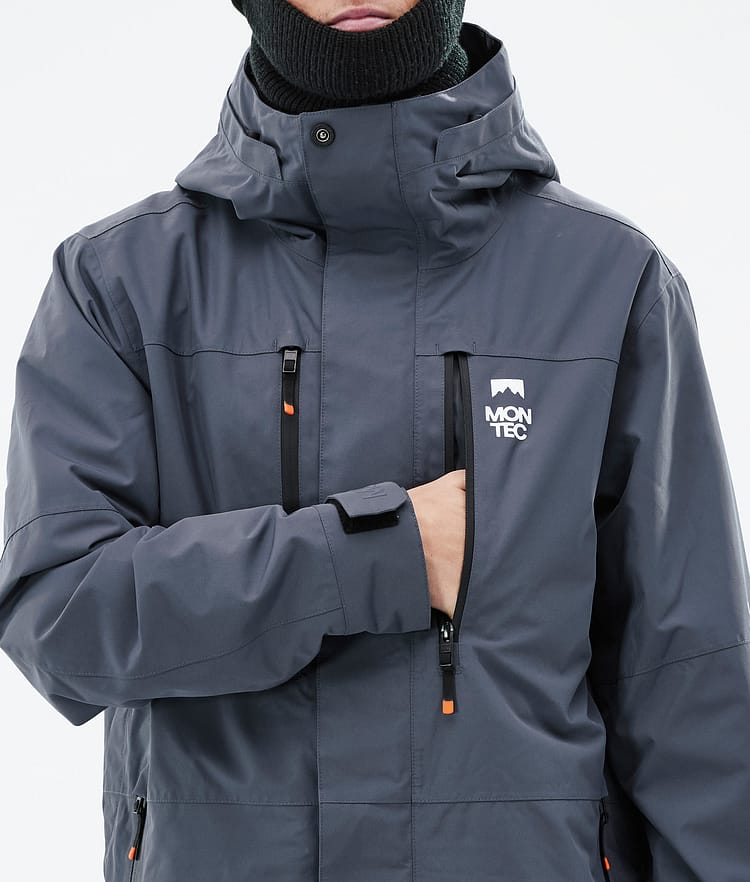 Montec Fawk Veste Snowboard Homme Metal Blue, Image 9 sur 10