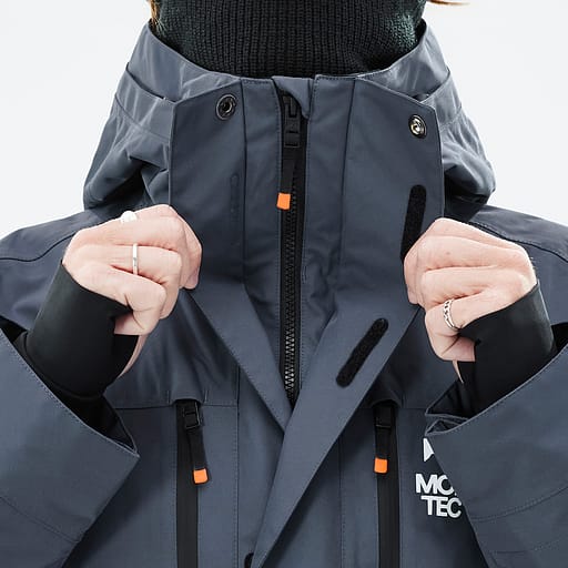 Front Zipper with Double Plackets Main Product Details Image,