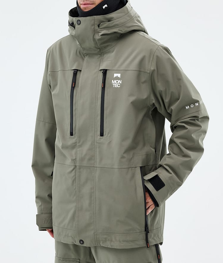 Montec Fawk Snowboard Jacket Men Greenish Renewed, Image 7 of 9