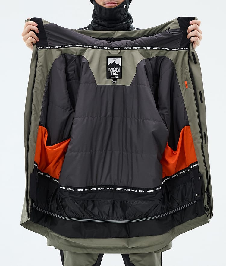 Montec Fawk Snowboard Jacket Men Greenish Renewed, Image 9 of 9
