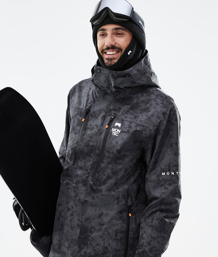 Montec Fawk Snowboard jas Heren Black Tiedye