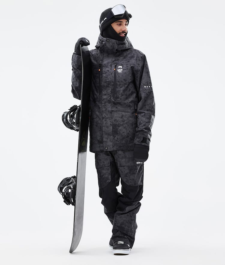 Montec Fawk Snowboard Jacket Men Black Tiedye, Image 3 of 10