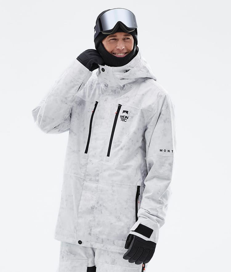 Montec Fawk Kurtka Snowboardowa Mężczyźni White Tiedye, Zdjęcie 1 z 10