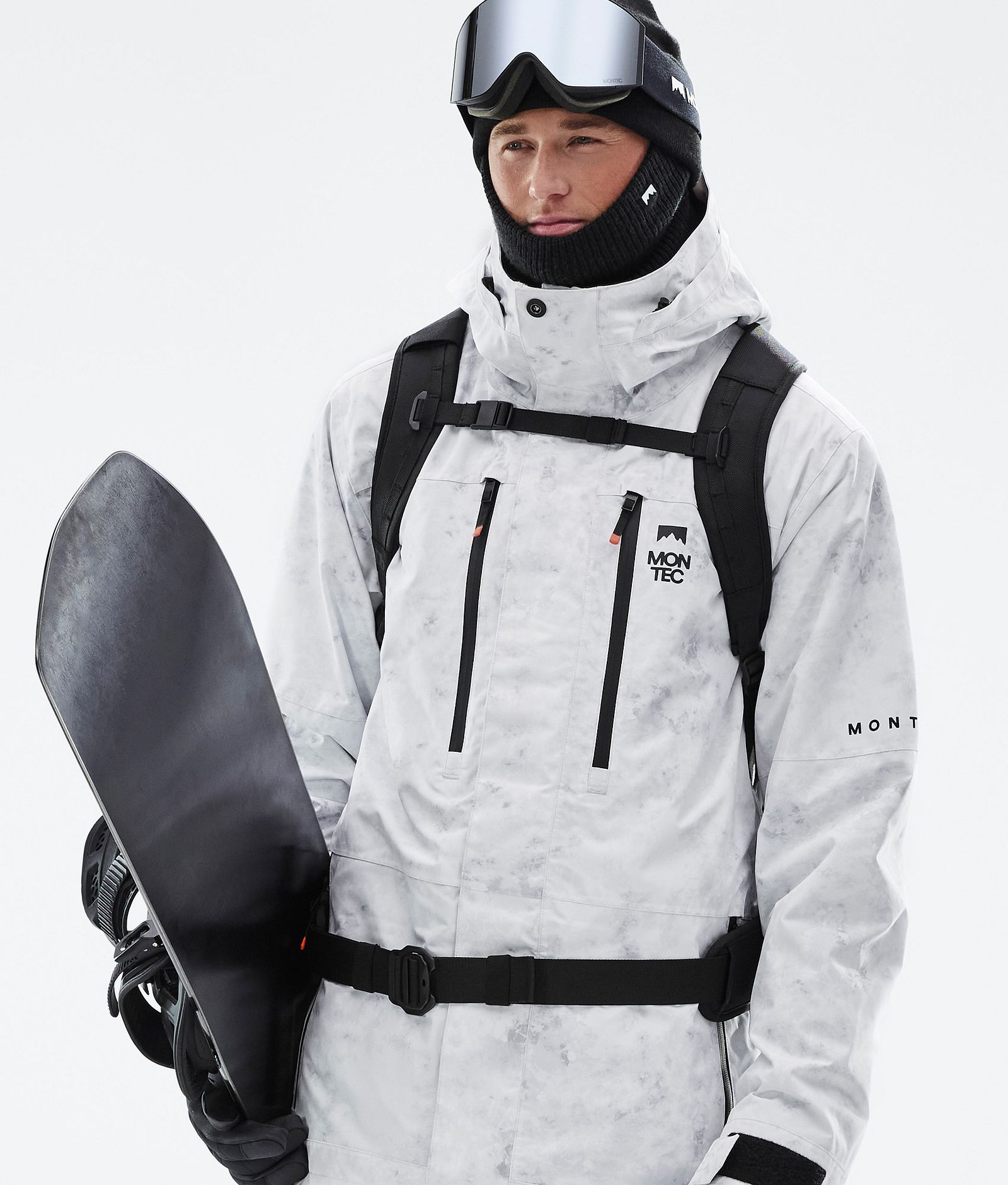 Montec Fawk Kurtka Snowboardowa Mężczyźni White Tiedye, Zdjęcie 2 z 10