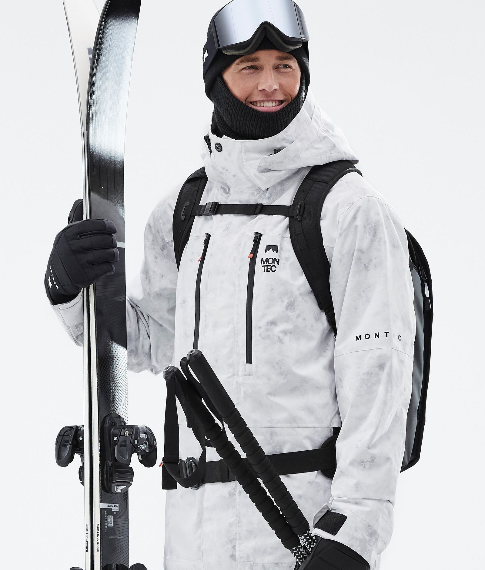 Montec Fawk Veste de Ski Homme White Tiedye, Image 3 sur 11