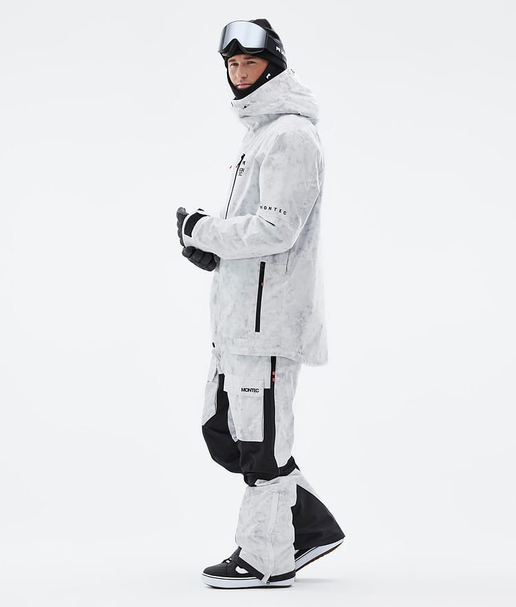 Montec Fawk Snowboard jas Heren White Tiedye