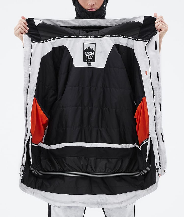 Montec Fawk Snowboard Jacket Men White Tiedye, Image 10 of 10
