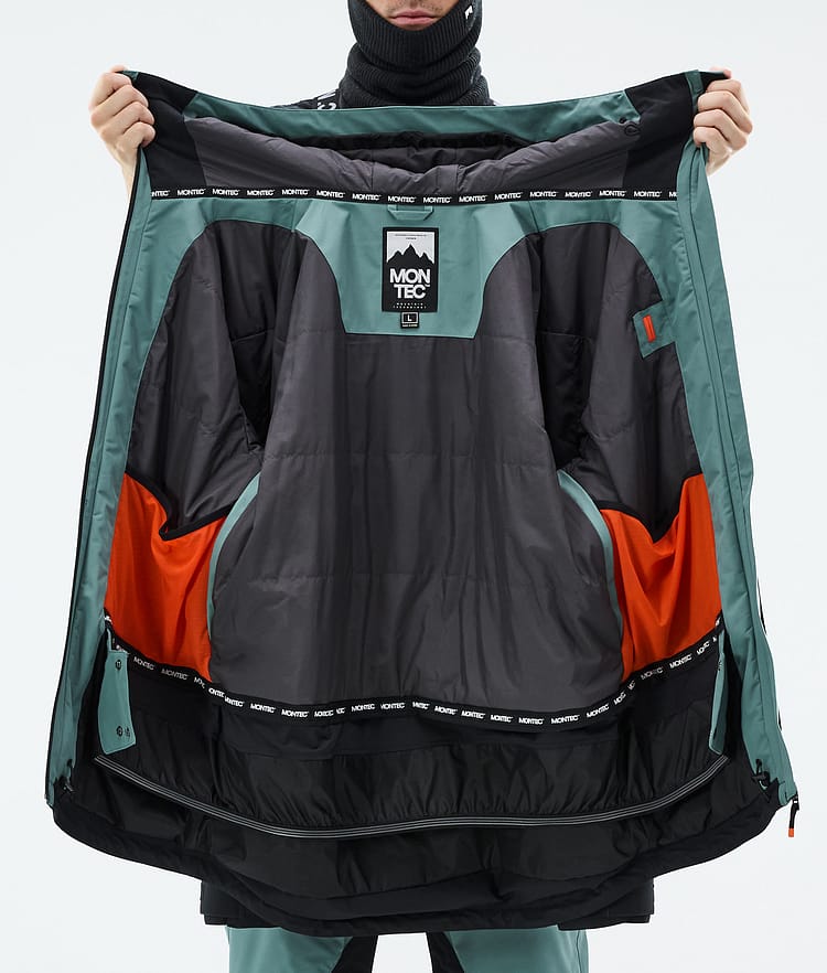 Montec Arch Snowboard jas Heren Atlantic/Black, Afbeelding 10 van 10
