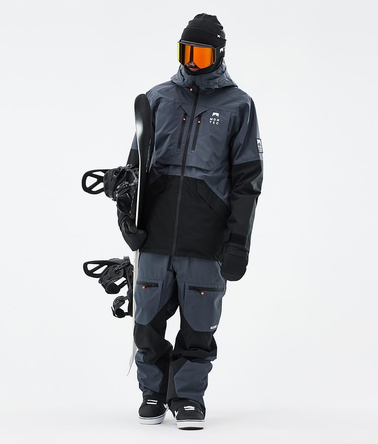 Montec Arch Snowboard jas Heren Metal Blue/Black, Afbeelding 3 van 10