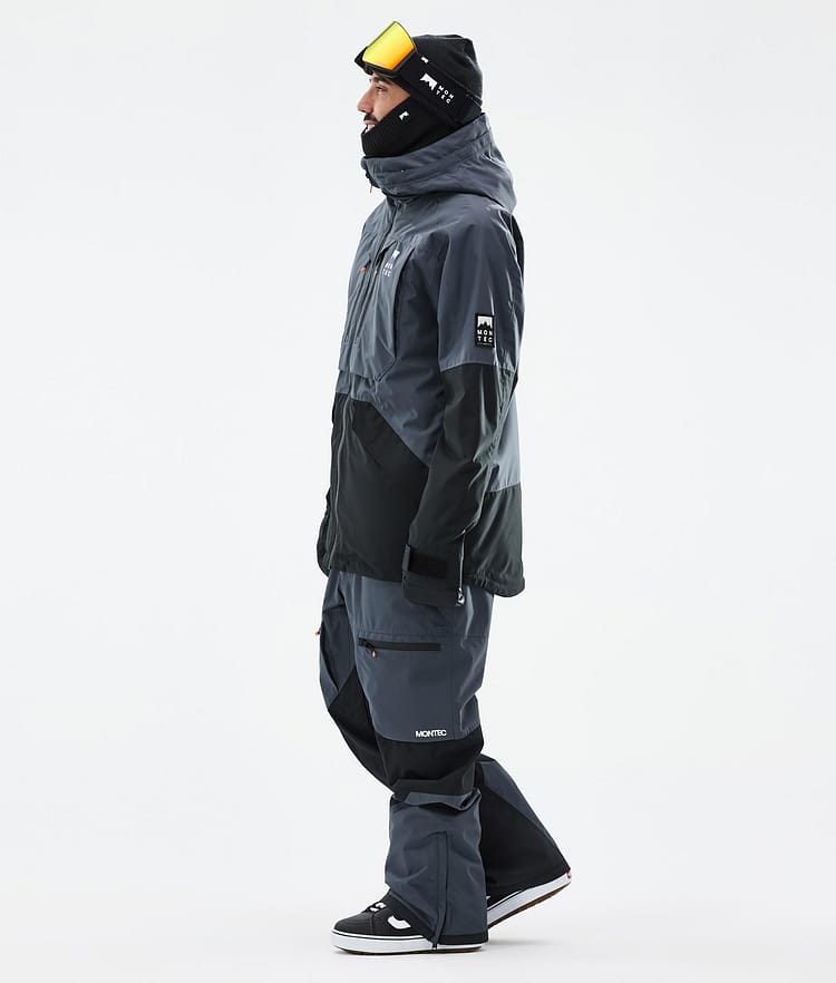Montec Arch Snowboard jas Heren Metal Blue/Black, Afbeelding 4 van 10