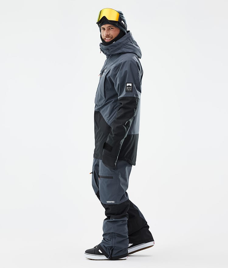 Montec Arch Snowboard Jacket Men Metal Blue/Black, Image 4 of 10