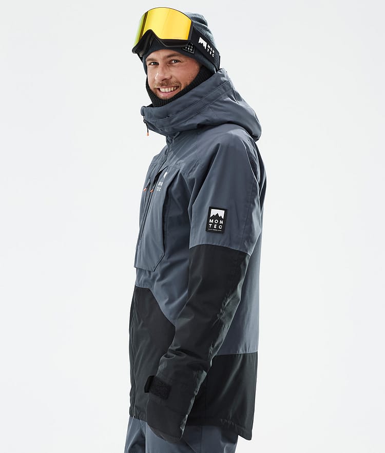 Montec Arch Snowboard Jacket Men Metal Blue/Black, Image 6 of 10