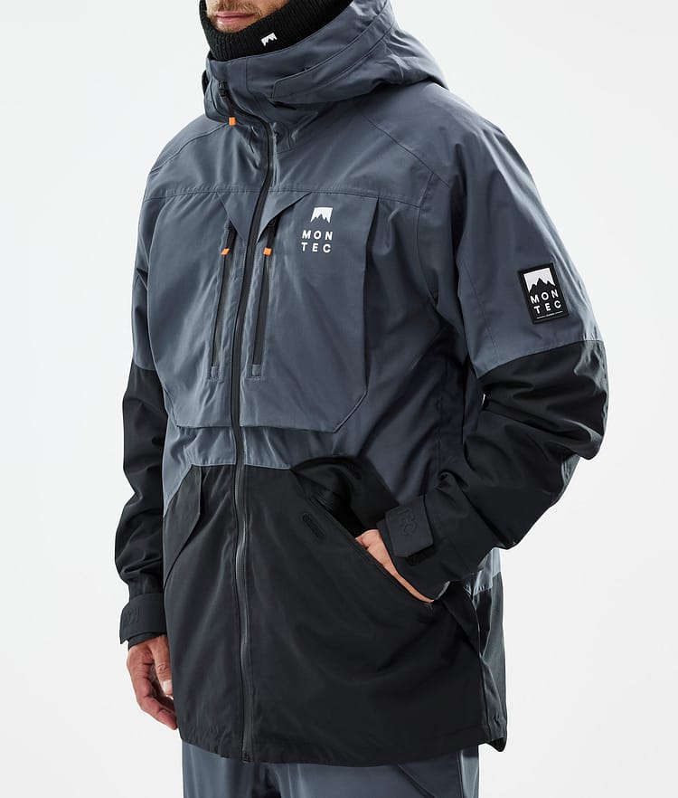 Montec Arch Snowboard Jacket Men Metal Blue/Black, Image 8 of 10