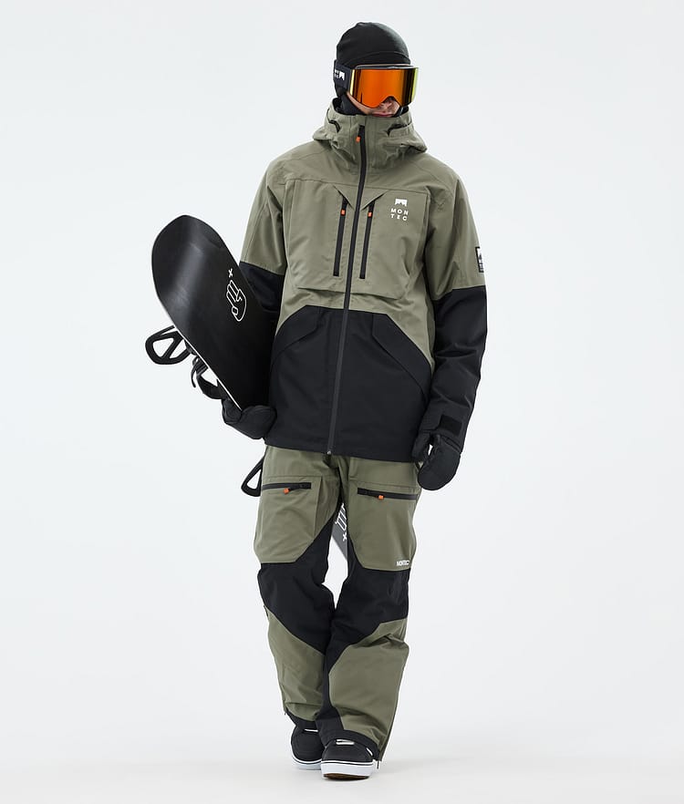 Montec Arch Snowboard jas Heren Greenish/Black, Afbeelding 3 van 10
