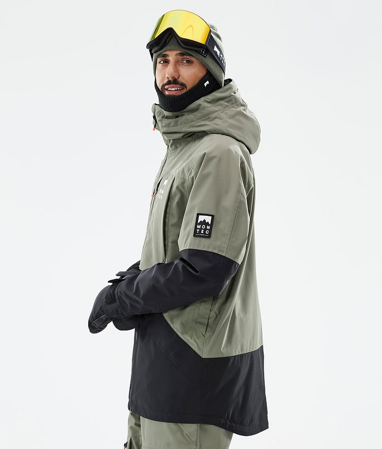 Montec Arch Snowboard Jacket Men Greenish/Black, Image 6 of 10