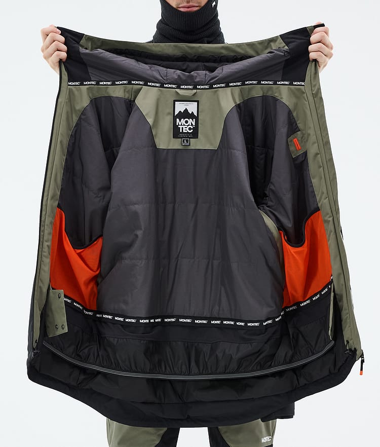 Montec Arch Snowboard jas Heren Greenish/Black, Afbeelding 10 van 10