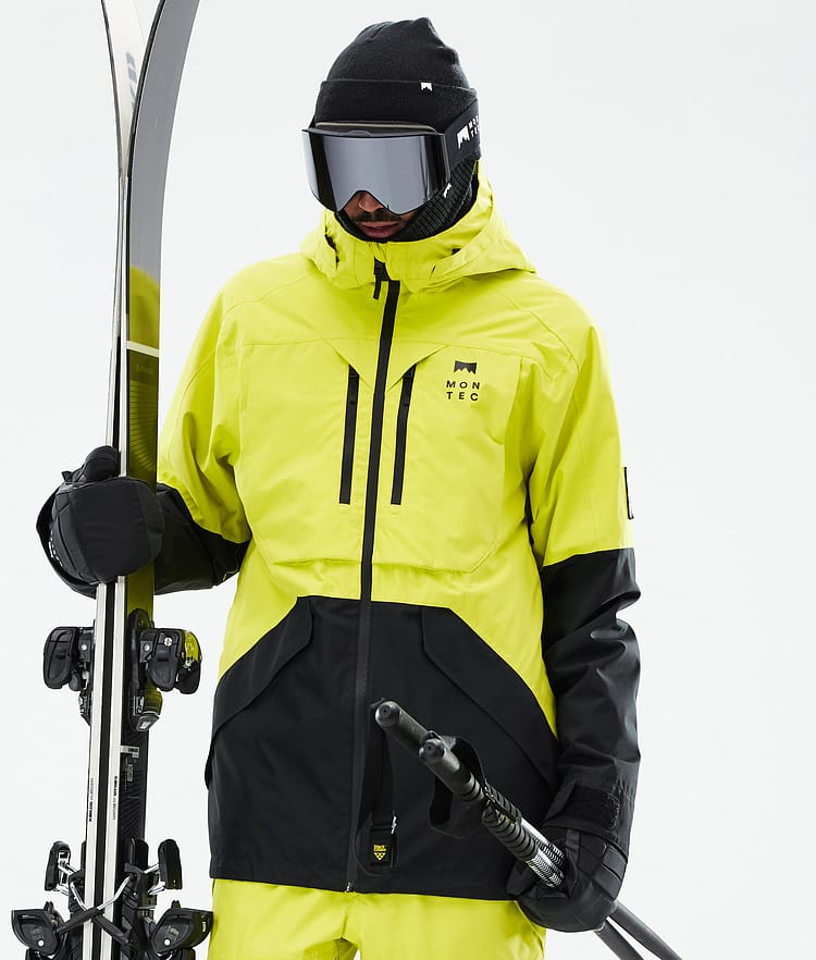 Montec Arch Ski jas Heren Bright Yellow/Black, Afbeelding 1 van 10