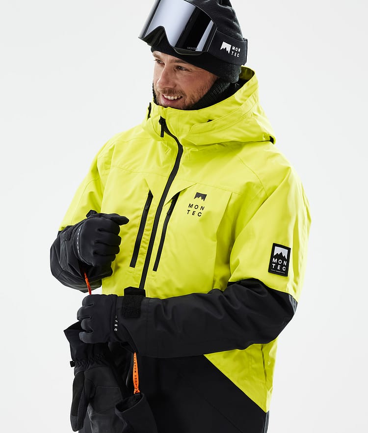 Montec Arch Snowboard Jacket Men Bright Yellow/Black, Image 2 of 10