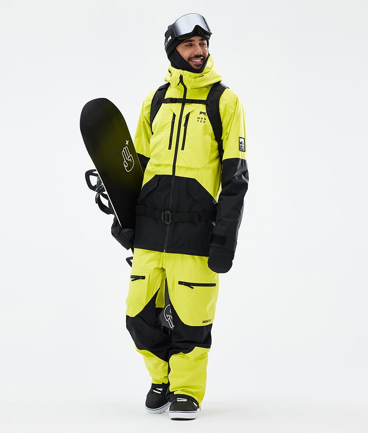 Montec Arch Snowboard jas Heren Bright Yellow/Black, Afbeelding 3 van 10