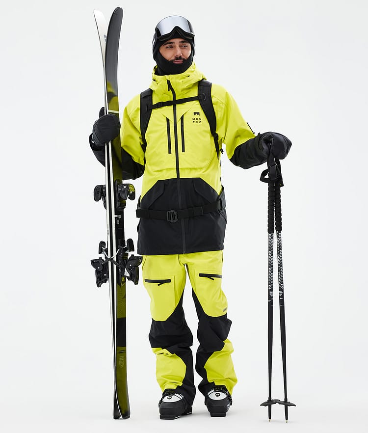 Montec Arch Ski jas Heren Bright Yellow/Black, Afbeelding 3 van 10