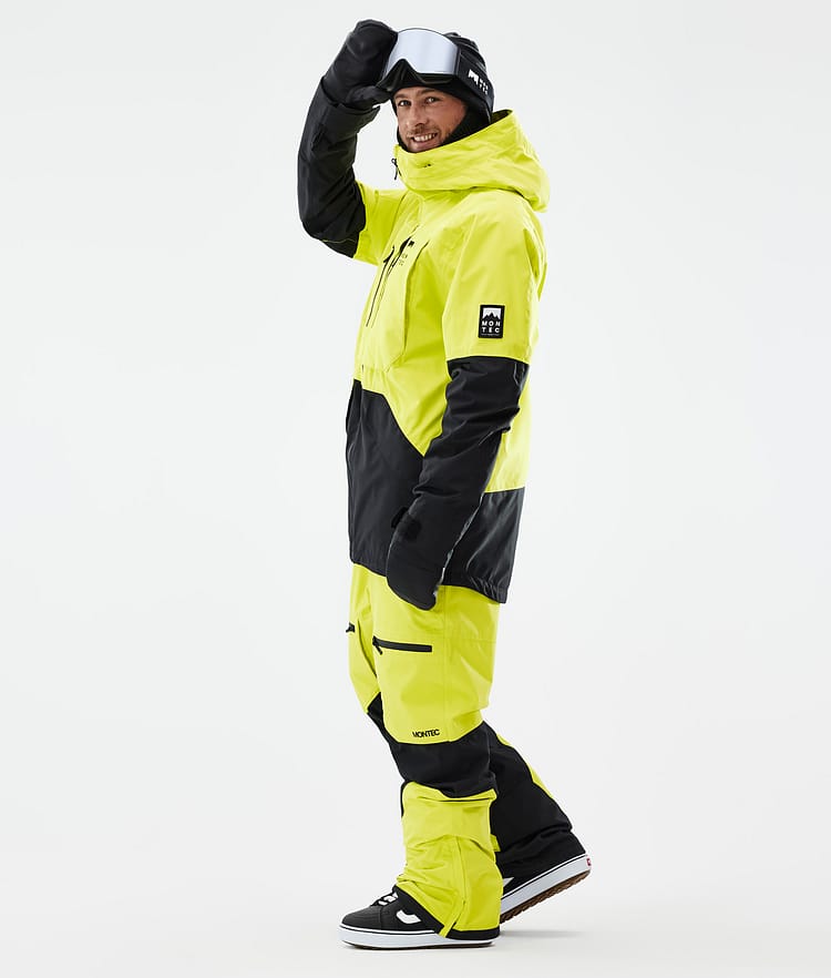 Montec Arch Snowboard Jacket Men Bright Yellow/Black, Image 4 of 10