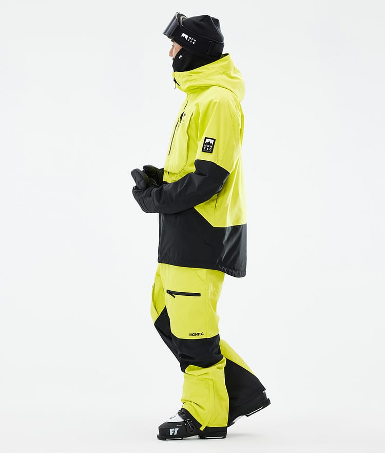 Montec Arch Ski jas Heren Bright Yellow/Black, Afbeelding 4 van 10