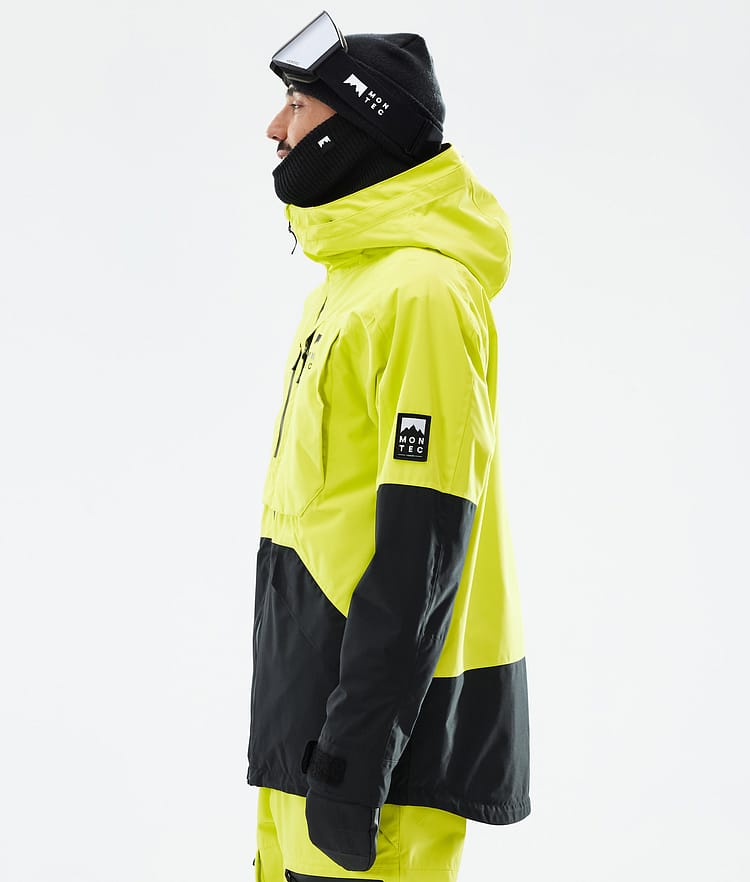 Montec Arch Ski jas Heren Bright Yellow/Black, Afbeelding 6 van 10