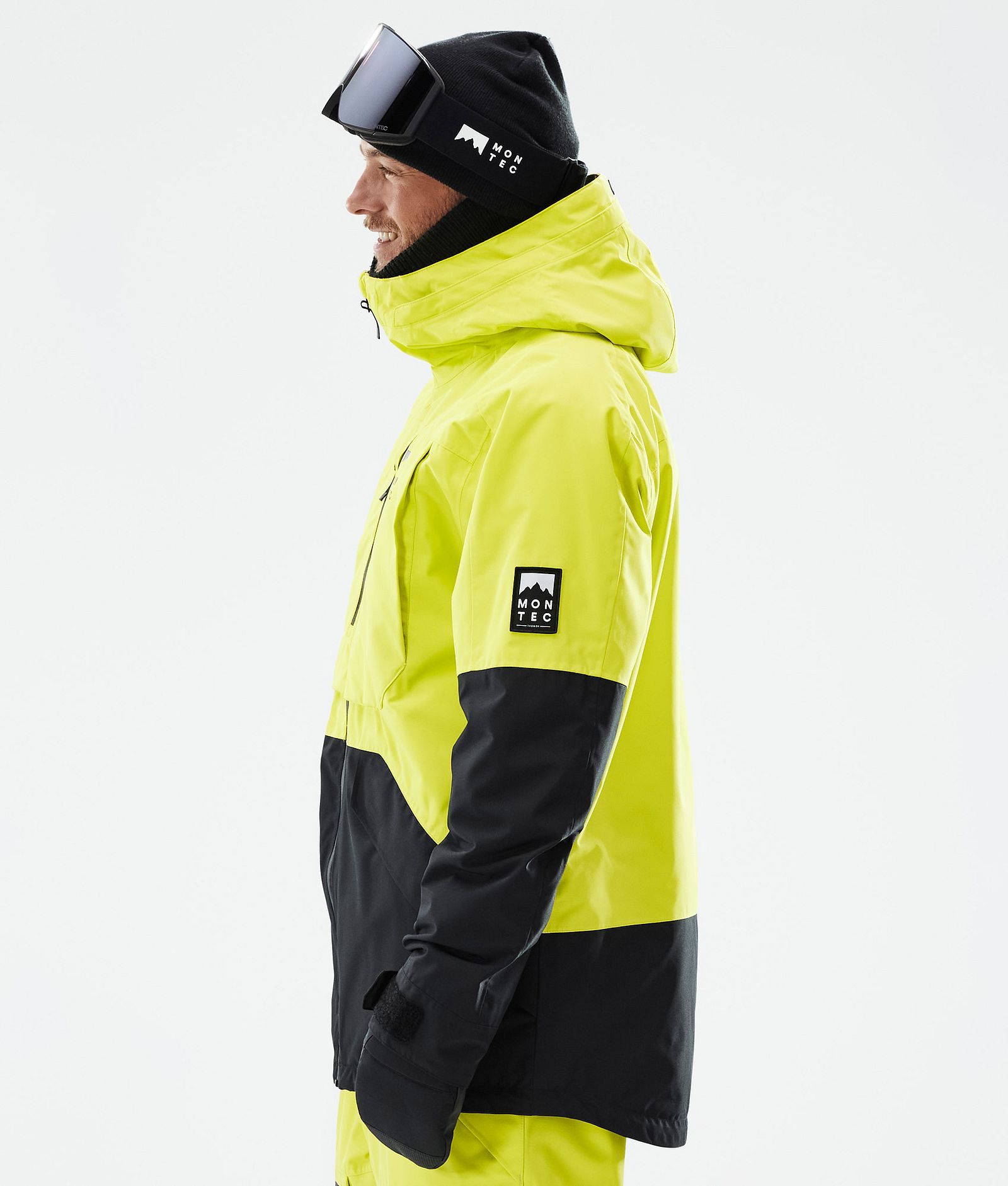 Montec Arch Snowboard Jacket Men Bright Yellow/Black