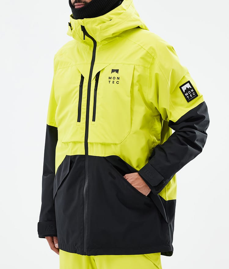Montec Arch Snowboard jas Heren Bright Yellow/Black, Afbeelding 8 van 10