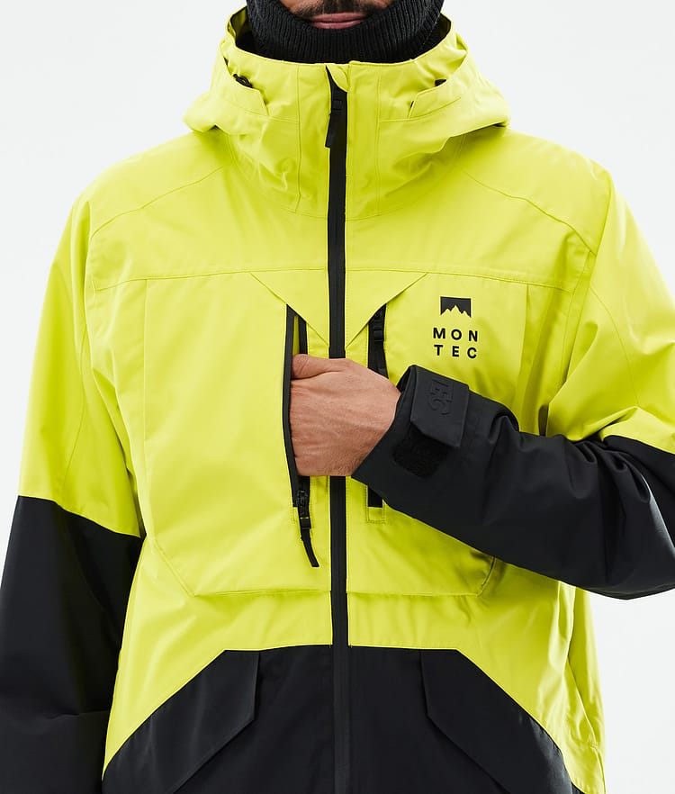 Montec Arch Ski jas Heren Bright Yellow/Black, Afbeelding 9 van 10