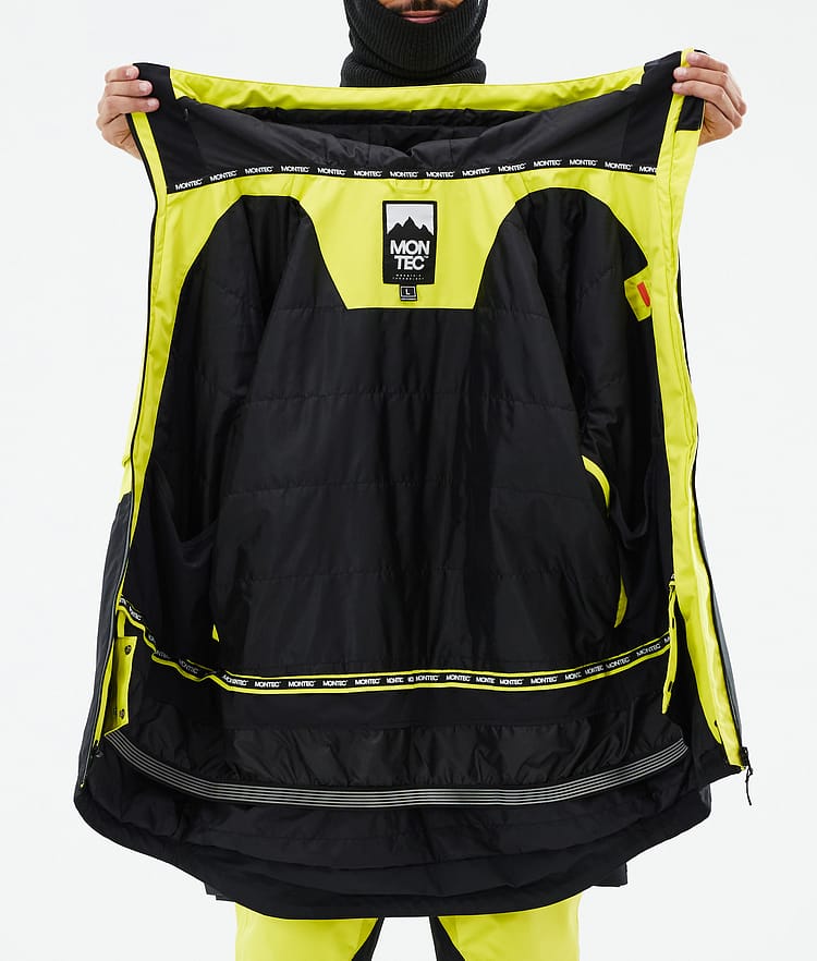 Montec Arch Snowboard jas Heren Bright Yellow/Black, Afbeelding 10 van 10