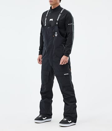 Montec Fawk Pantaloni Snowboard Uomo Black