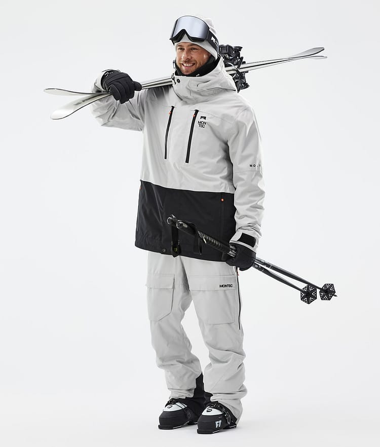 Montec Fawk Ski Pants Men Old White/Black/Walnut