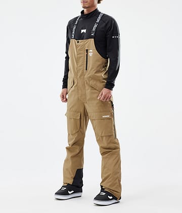 Montec Fawk Pantaloni Snowboard Uomo Gold