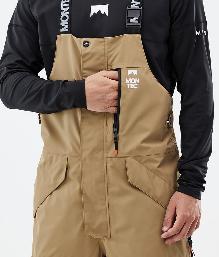 Montec Fawk Snowboard Broek Heren Gold, Afbeelding 6 van 7