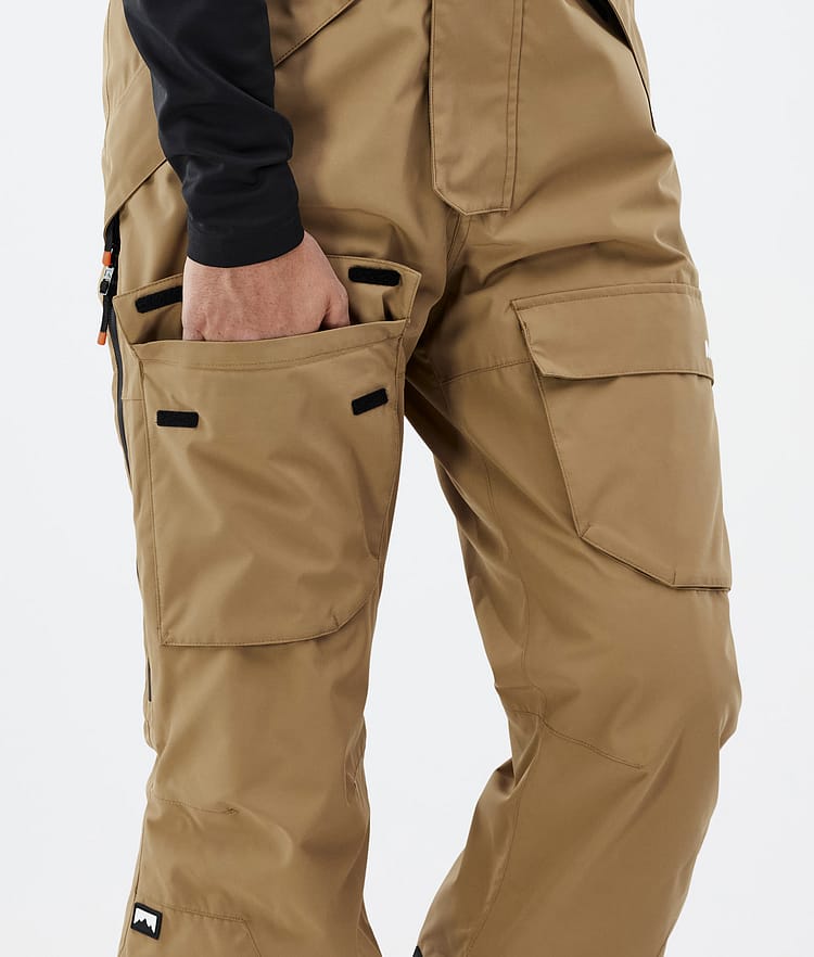 Montec Fawk Snowboard Pants Men Gold, Image 7 of 7