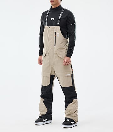 Montec Fawk Pantaloni Snowboard Uomo Sand/Black