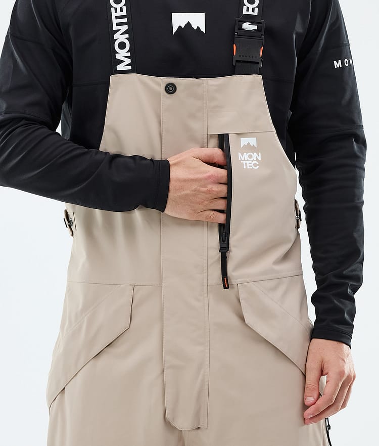 Montec Fawk Snowboard Pants Men Sand/Black, Image 6 of 7
