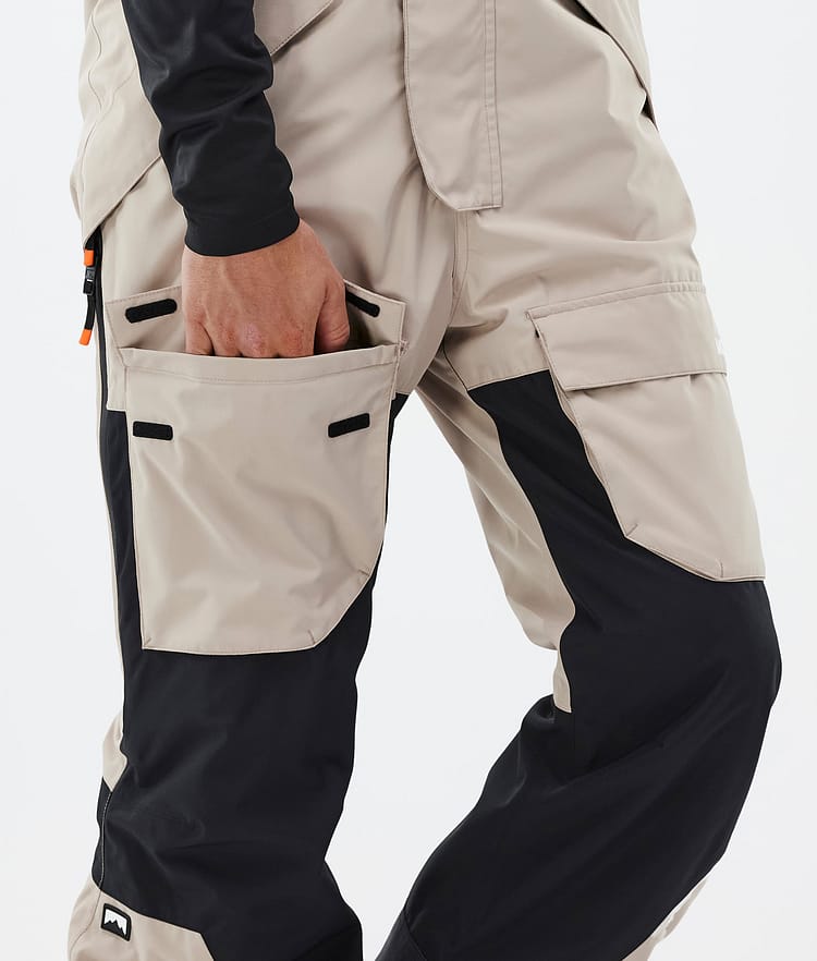 Montec Fawk Pantalon de Snowboard Homme Sand/Black Renewed, Image 7 sur 7