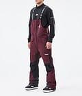 Montec Fawk Pantalon de Snowboard Homme Burgundy/Black, Image 1 sur 6