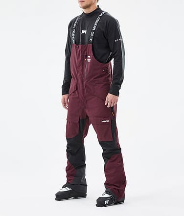 Montec Fawk Pantalon de Ski Homme Burgundy/Black