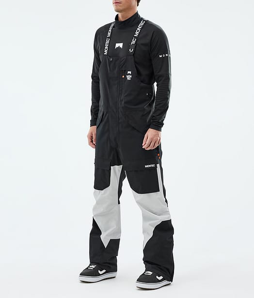 Montec Fawk Snowboard Broek Heren Black/Light Grey