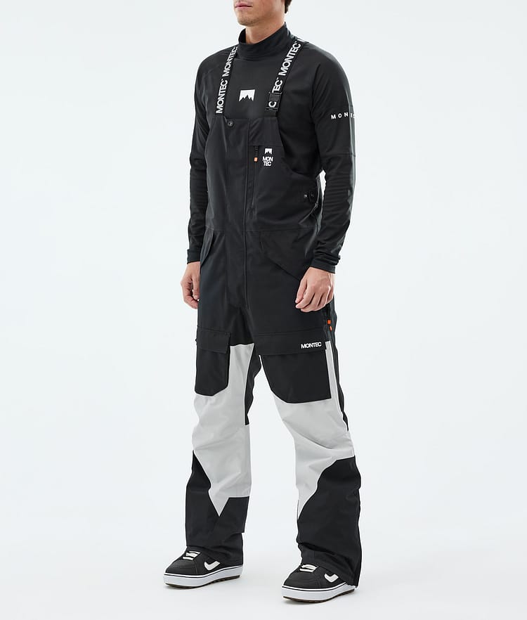 Montec Fawk Snowboard Broek Heren Black/Light Grey, Afbeelding 1 van 6