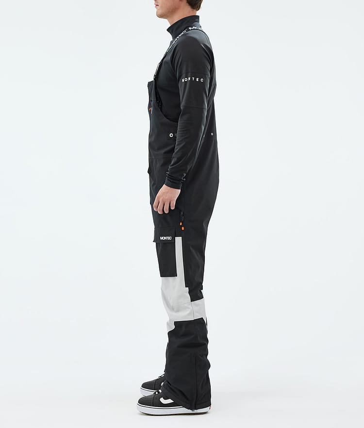Montec Fawk Snowboard Broek Heren Black/Light Grey, Afbeelding 2 van 6