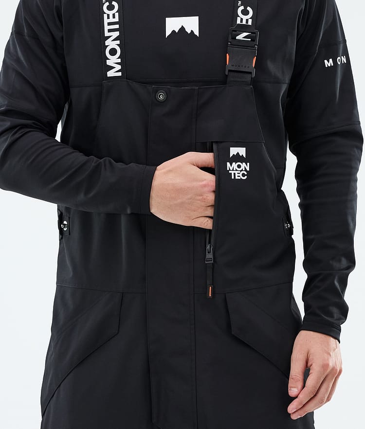 Montec Fawk Snowboard Bukser Herre Black/Light Grey, Billede 5 af 6