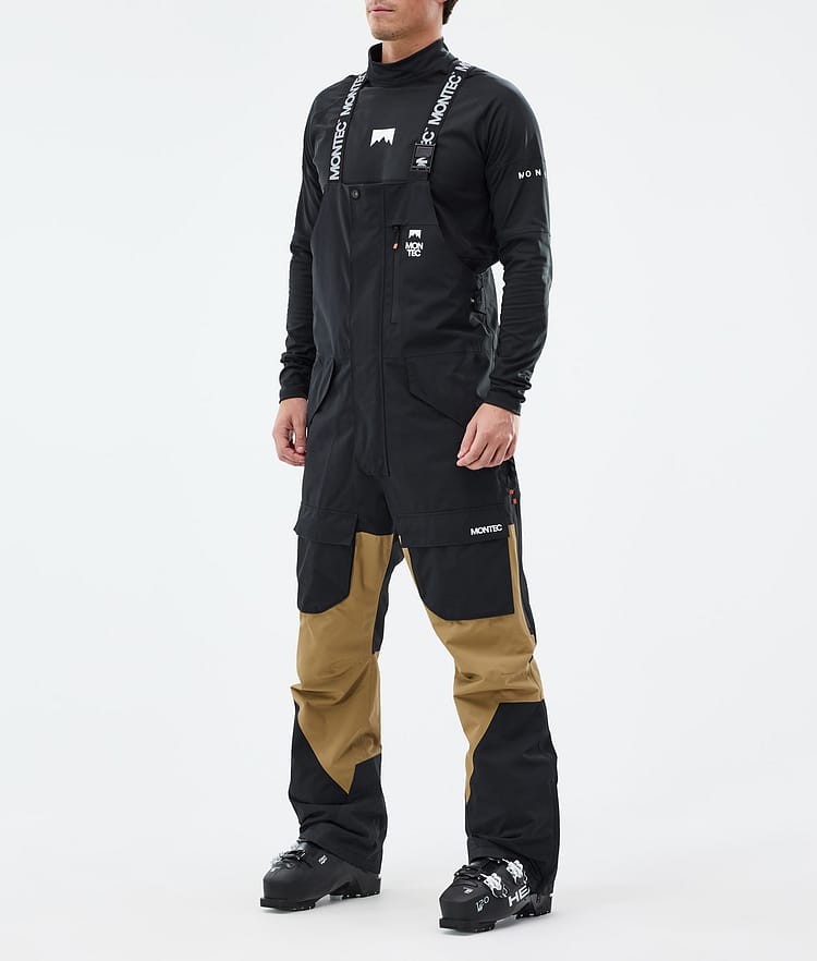 Montec Fawk Skibroek Heren Black/Gold, Afbeelding 1 van 6