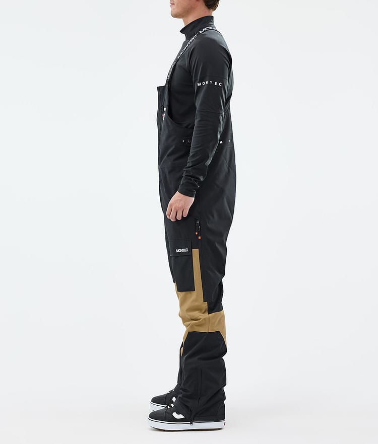 Montec Fawk Snowboard Broek Heren Black/Gold, Afbeelding 2 van 6