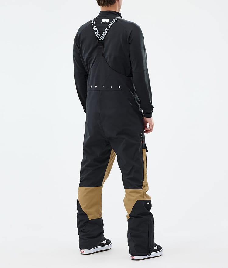 Montec Fawk Snowboard Broek Heren Black/Gold, Afbeelding 3 van 6