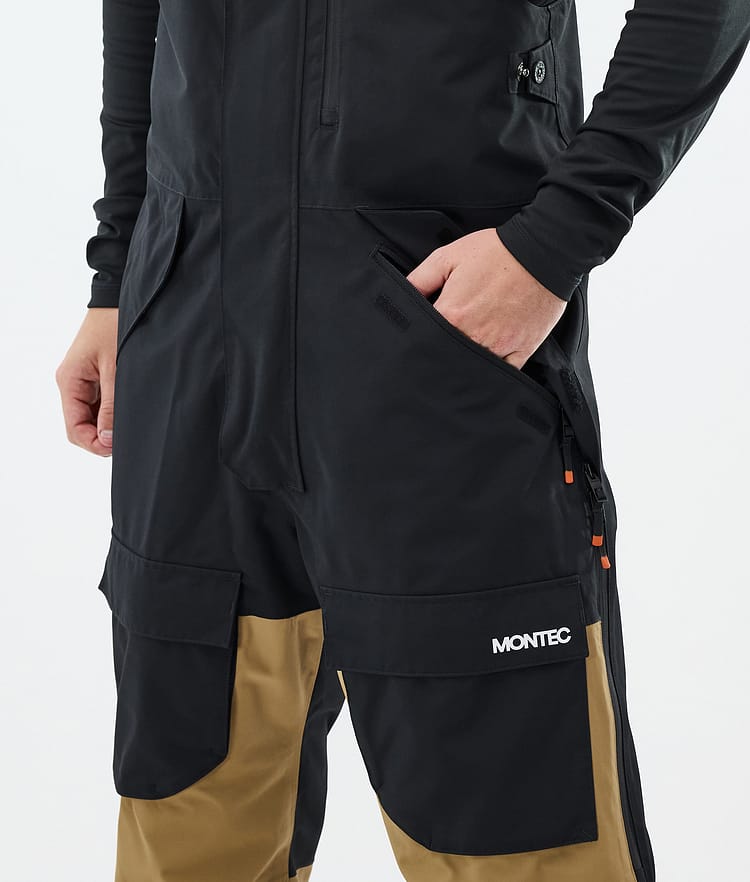 Montec Fawk Snowboard Broek Heren Black/Gold, Afbeelding 4 van 6