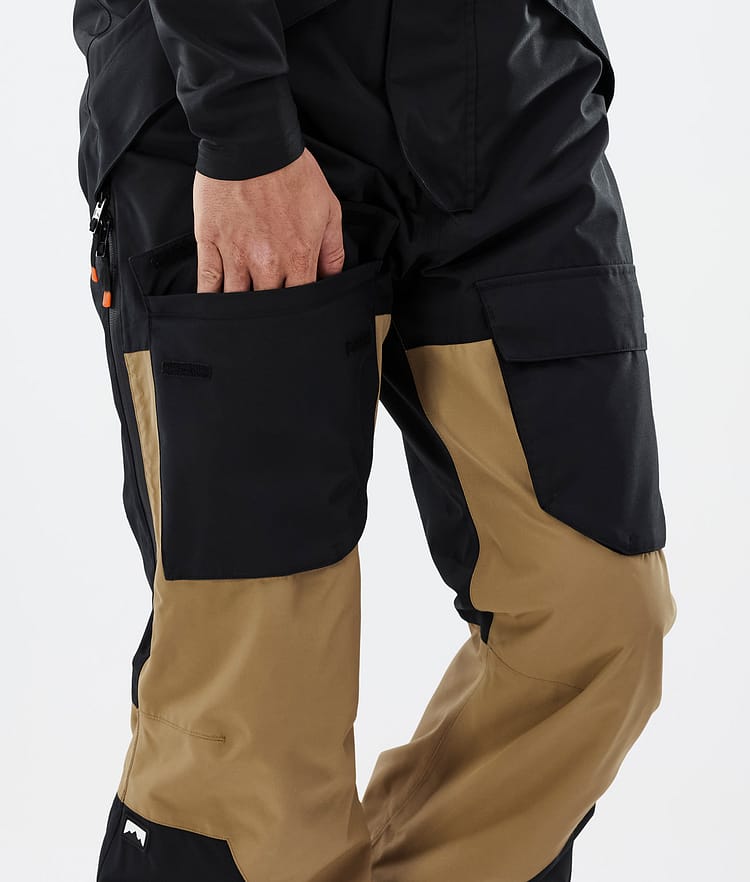 Montec Fawk Snowboard Pants Men Black/Gold, Image 7 of 7